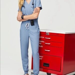 Figs Limited Edition Heather Indigo Set- S/M